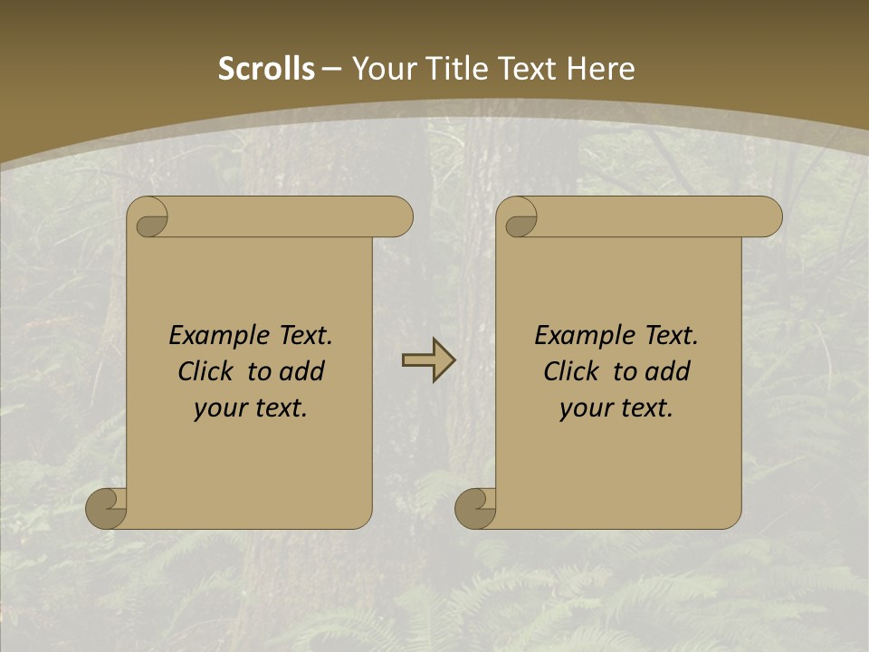 Trail Oregon Elk PowerPoint Template
