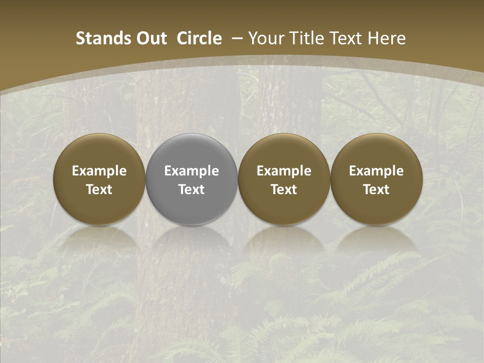 Trail Oregon Elk PowerPoint Template