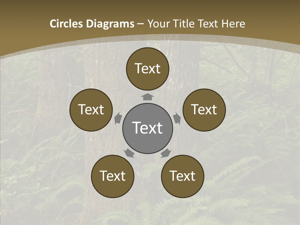 Trail Oregon Elk PowerPoint Template