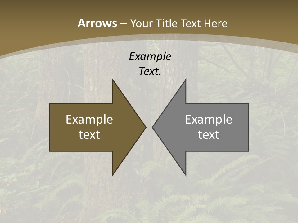 Trail Oregon Elk PowerPoint Template