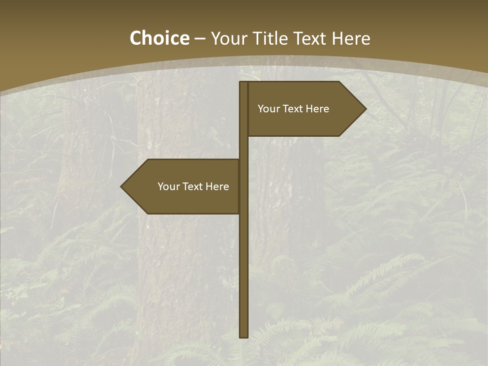 Trail Oregon Elk PowerPoint Template