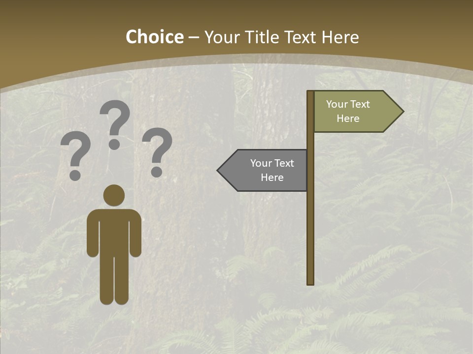 Trail Oregon Elk PowerPoint Template
