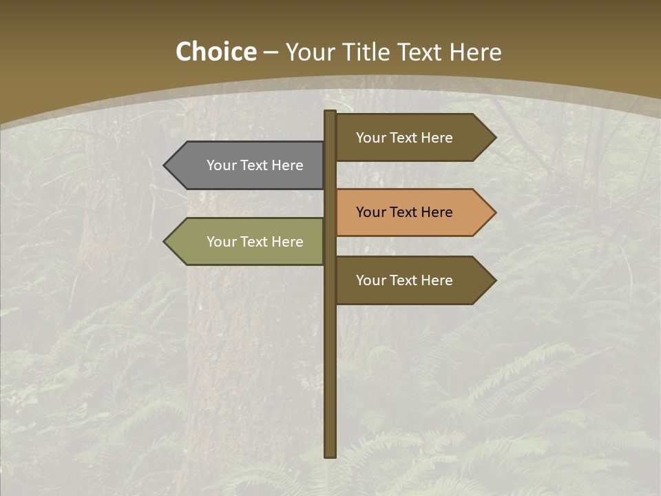 Trail Oregon Elk PowerPoint Template
