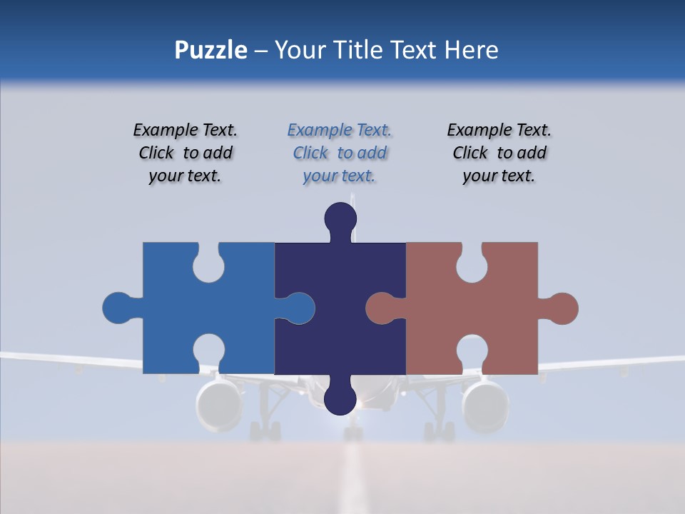 Travel Parked Cockpit PowerPoint Template