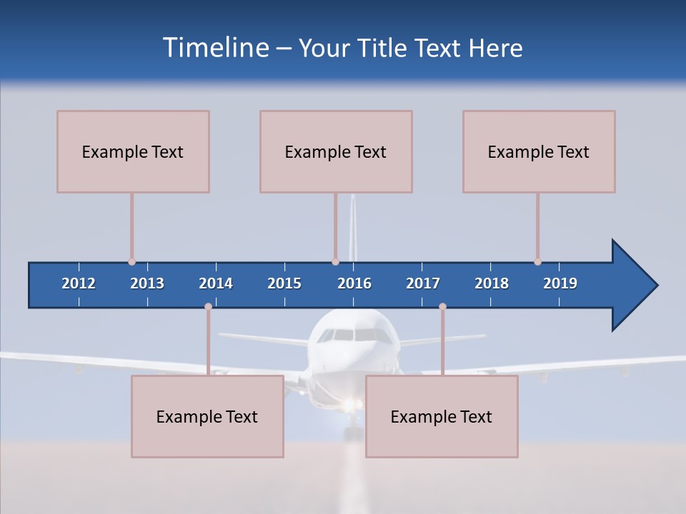 Travel Parked Cockpit PowerPoint Template