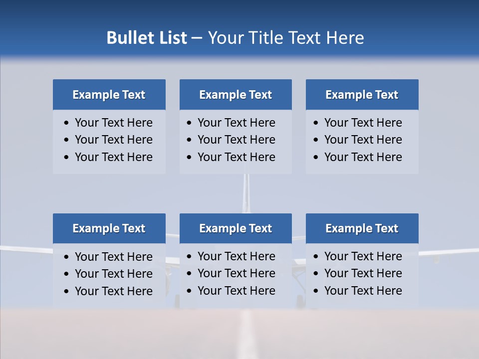 Travel Parked Cockpit PowerPoint Template