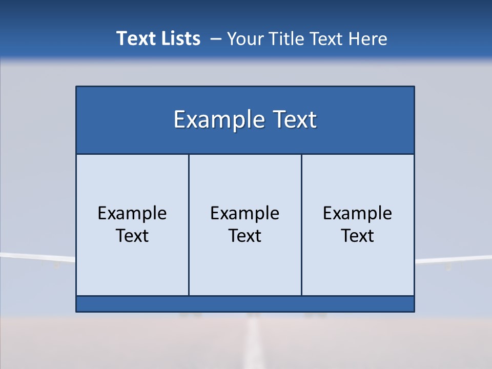 Travel Parked Cockpit PowerPoint Template