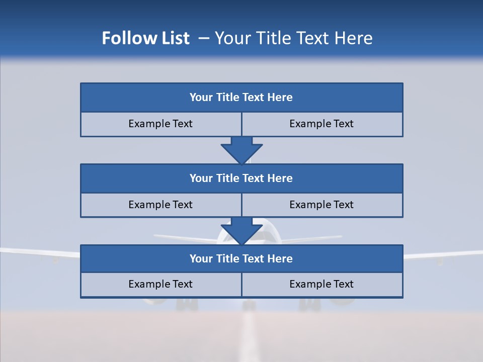 Travel Parked Cockpit PowerPoint Template