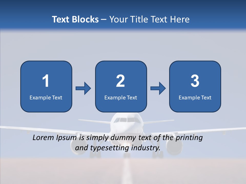Travel Parked Cockpit PowerPoint Template