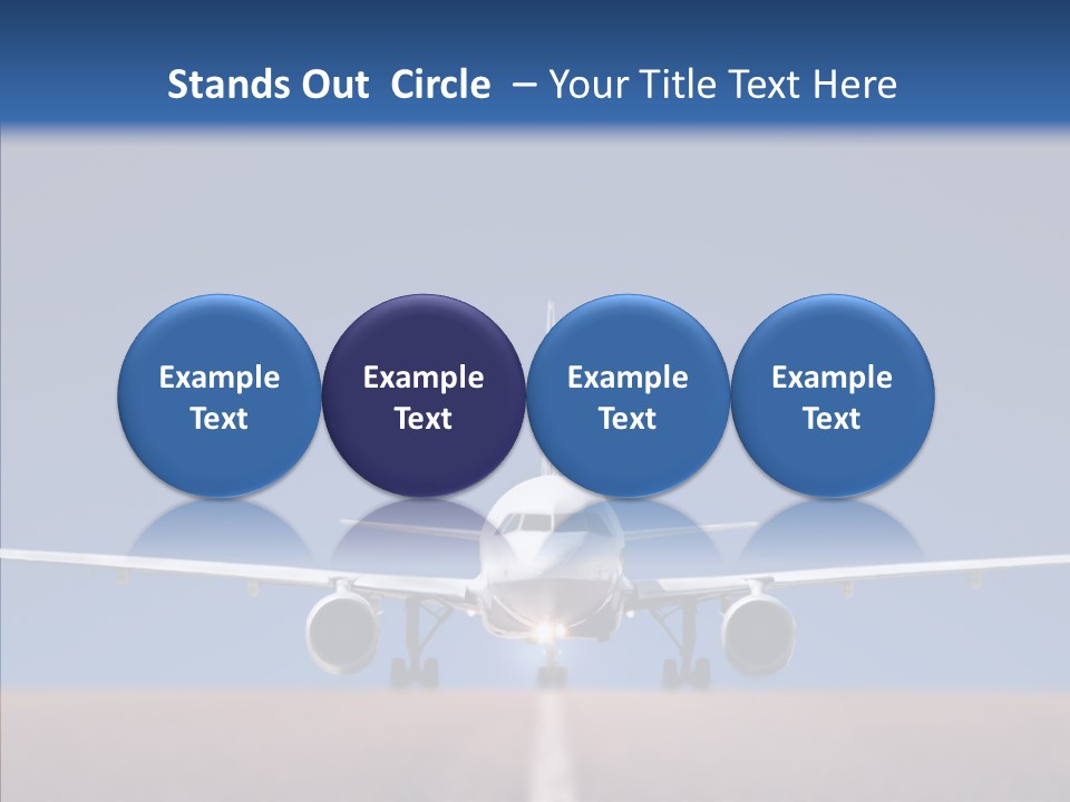 Travel Parked Cockpit PowerPoint Template