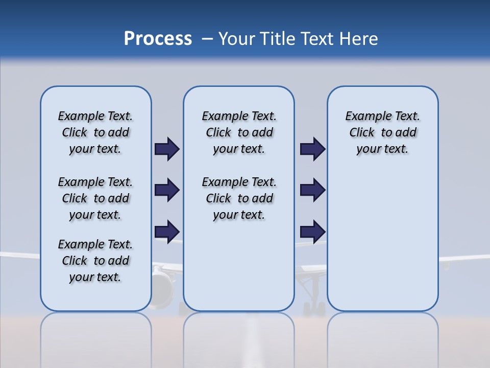 Travel Parked Cockpit PowerPoint Template