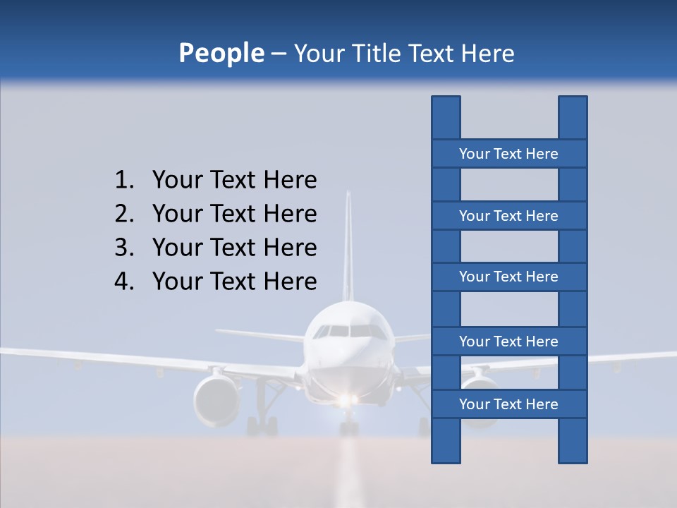 Travel Parked Cockpit PowerPoint Template