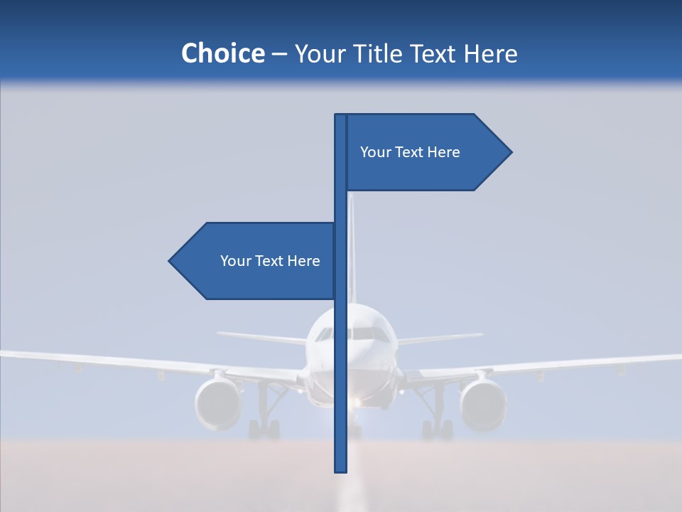 Travel Parked Cockpit PowerPoint Template