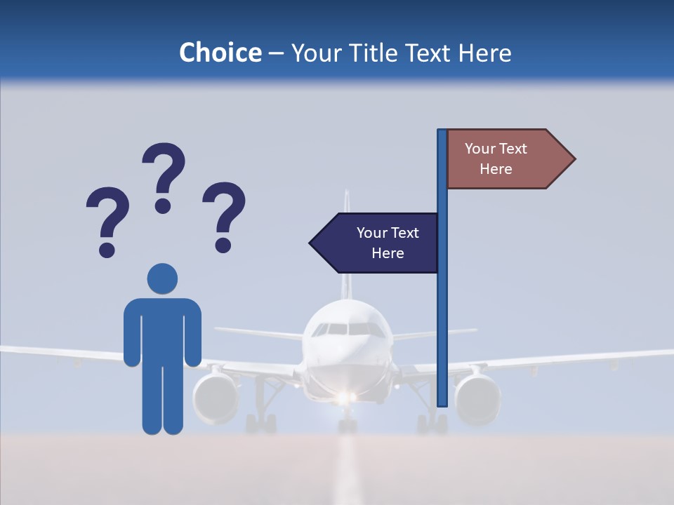 Travel Parked Cockpit PowerPoint Template