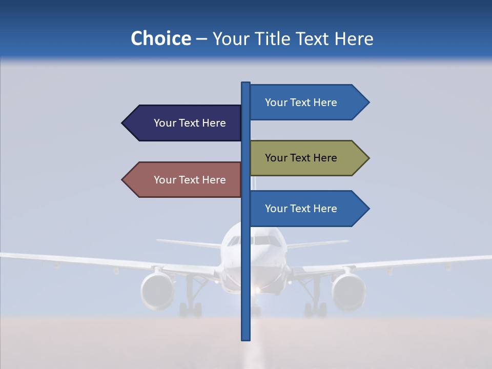 Travel Parked Cockpit PowerPoint Template