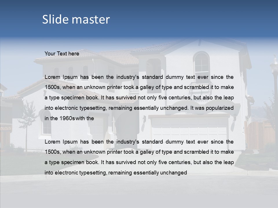 Architecture Green Expensive PowerPoint Template