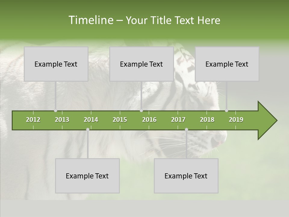 Big Nature Feline PowerPoint Template