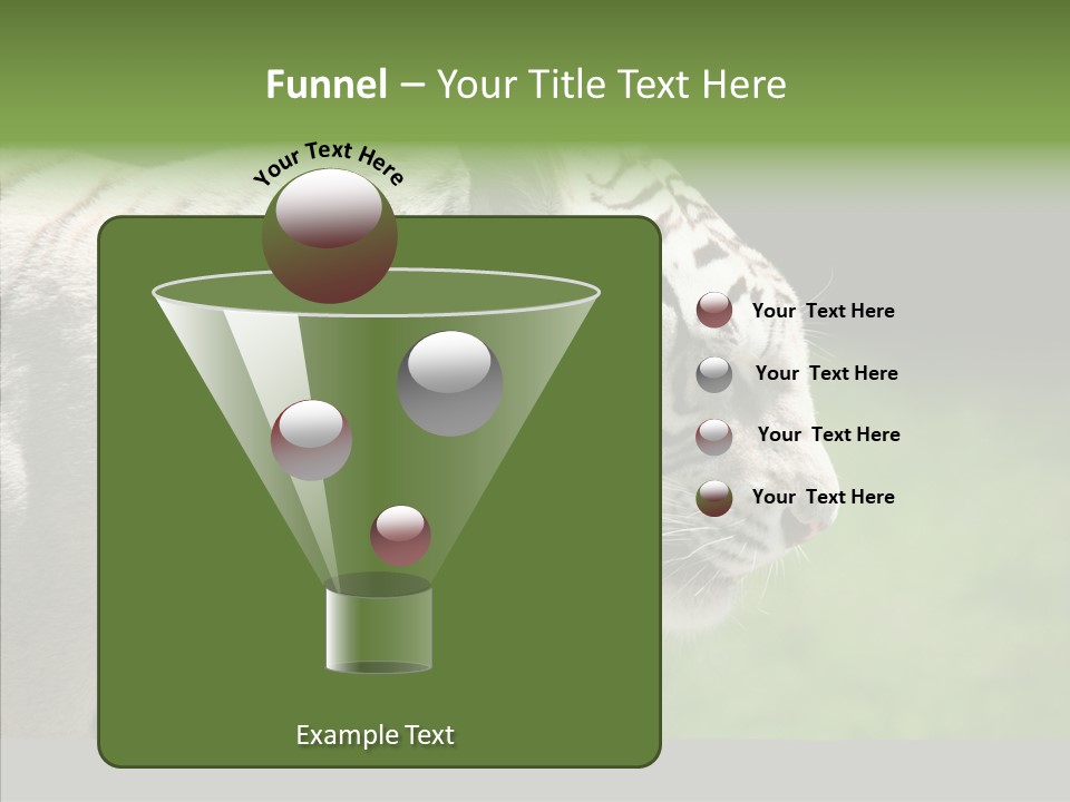 Big Nature Feline PowerPoint Template