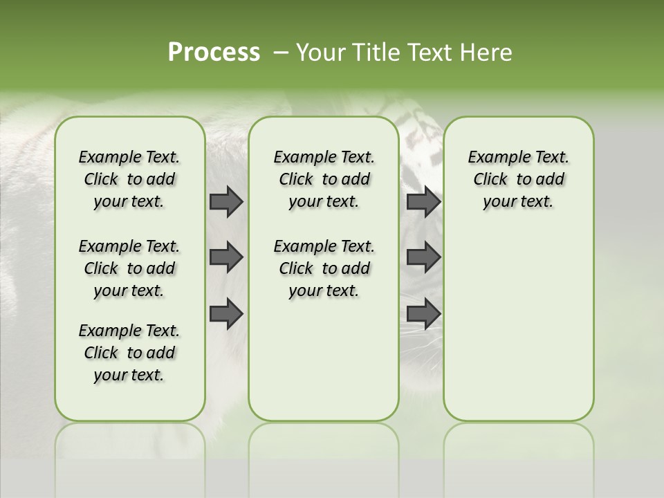 Big Nature Feline PowerPoint Template