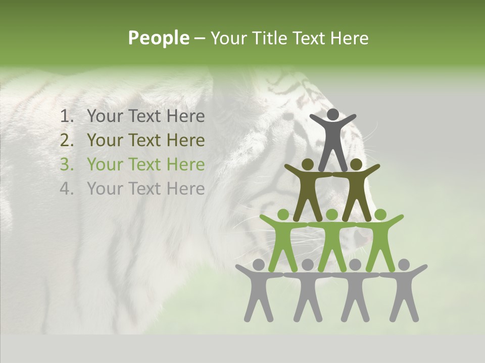 Big Nature Feline PowerPoint Template