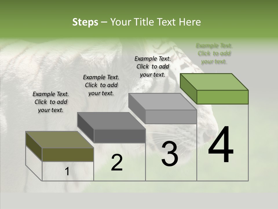 Big Nature Feline PowerPoint Template