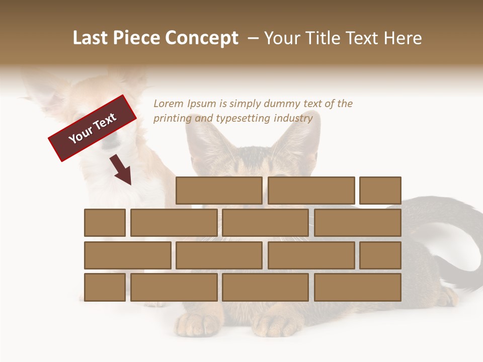 Kitten Love Playful PowerPoint Template