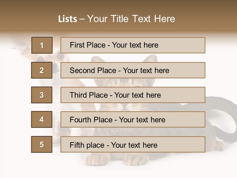 Kitten Love Playful PowerPoint Template