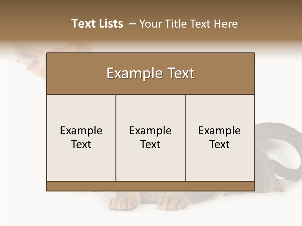Kitten Love Playful PowerPoint Template