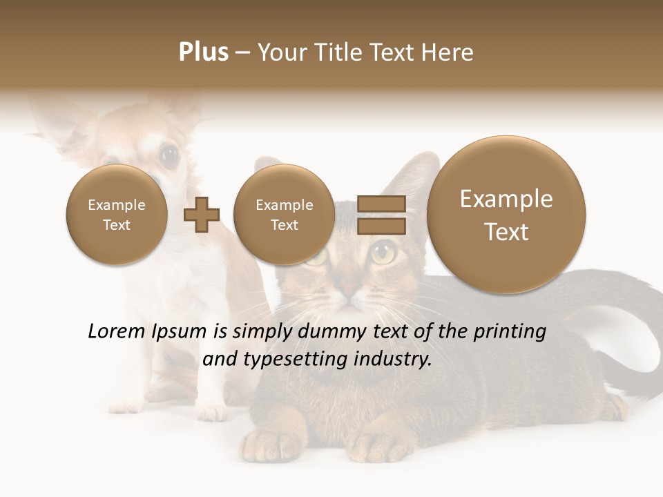 Kitten Love Playful PowerPoint Template