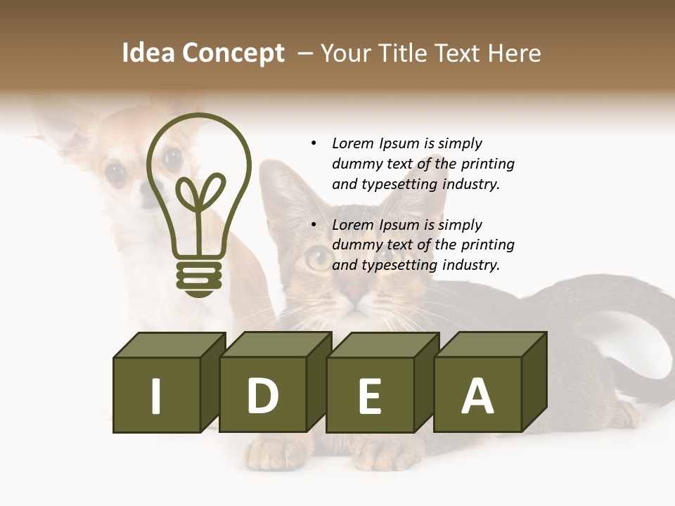 Kitten Love Playful PowerPoint Template