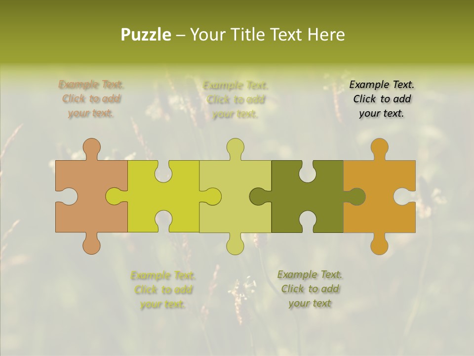 Sun Flower Under PowerPoint Template