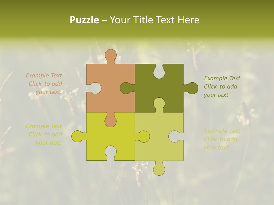 Sun Flower Under PowerPoint Template