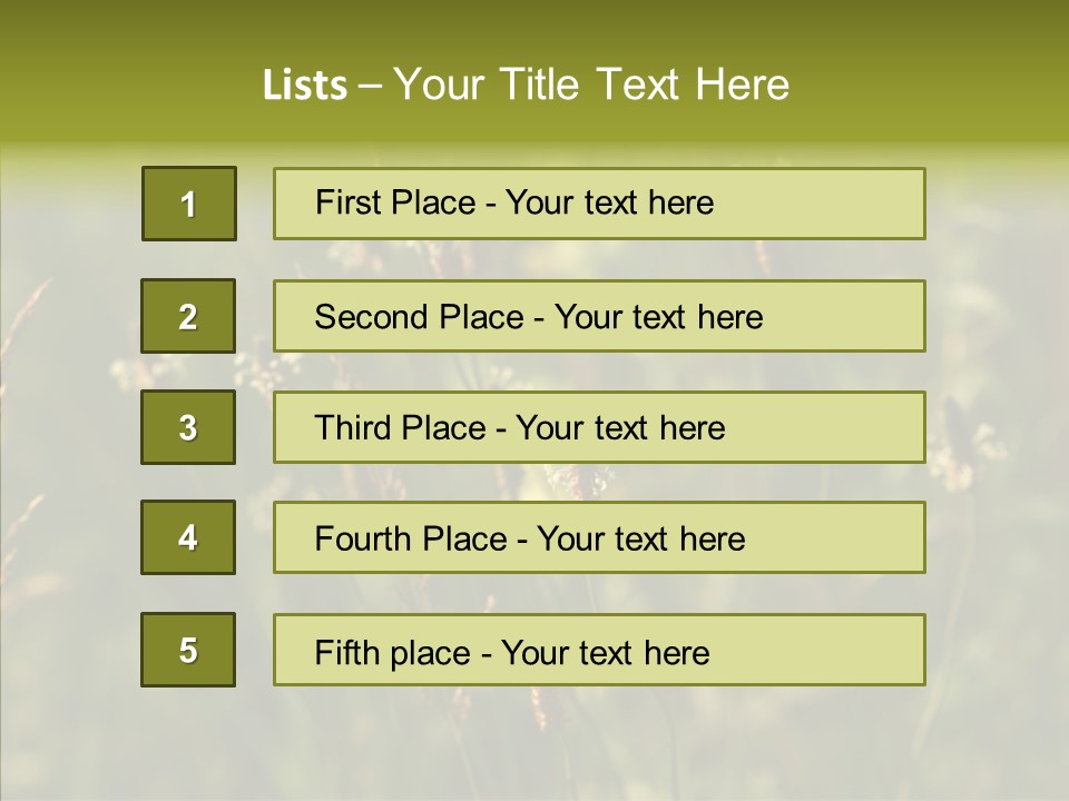 Sun Flower Under PowerPoint Template