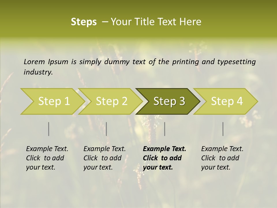 Sun Flower Under PowerPoint Template