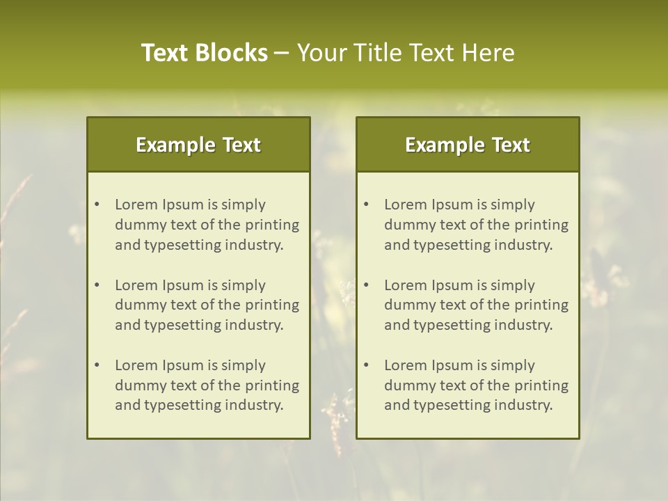 Sun Flower Under PowerPoint Template