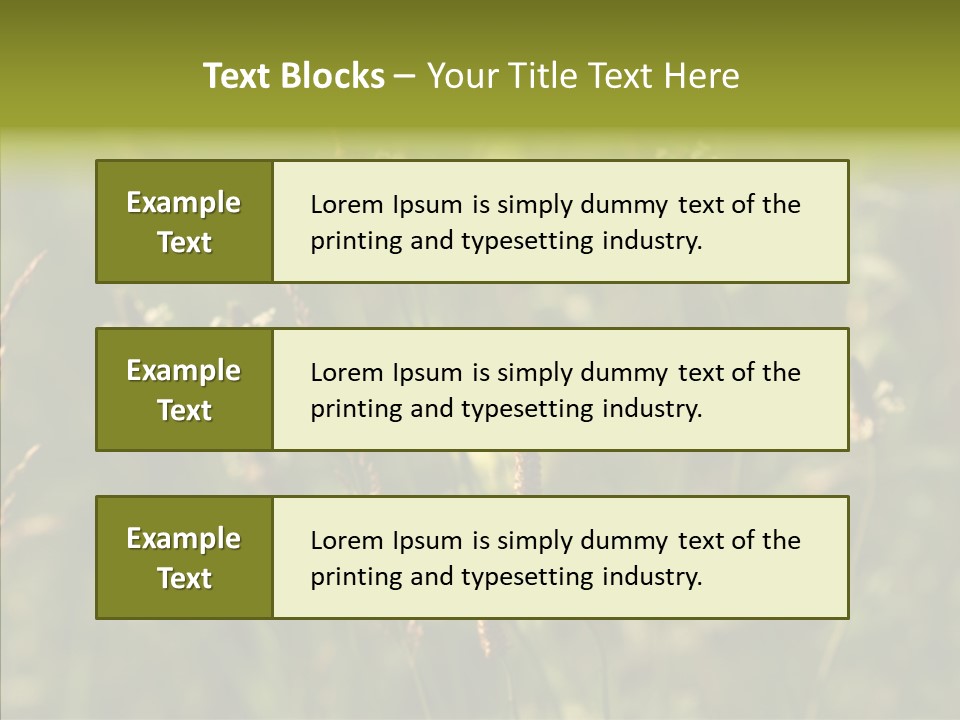 Sun Flower Under PowerPoint Template