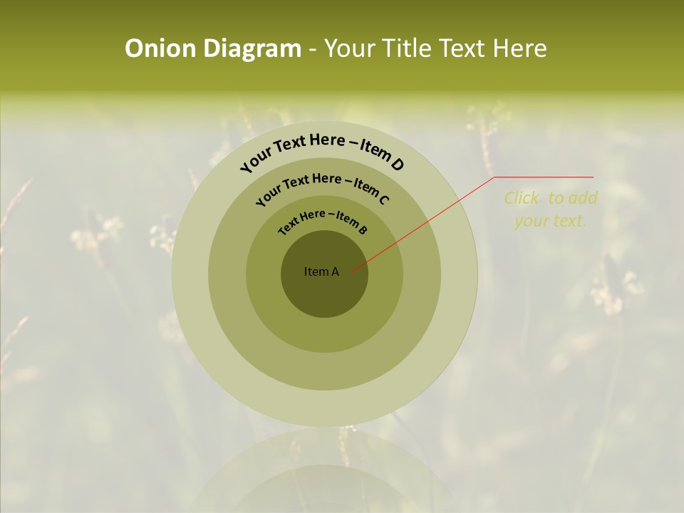 Sun Flower Under PowerPoint Template