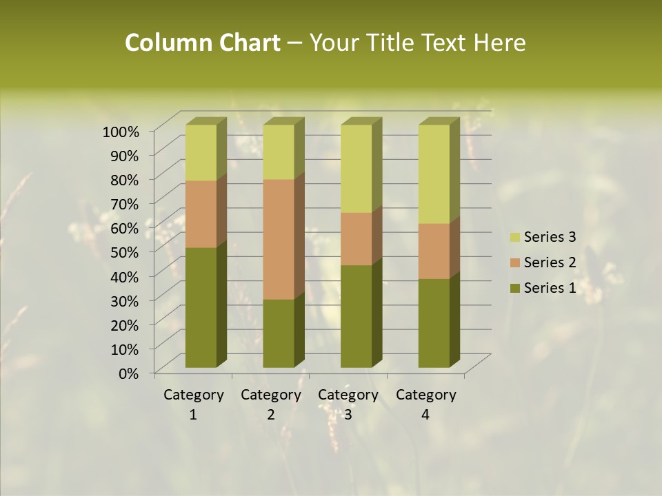 Sun Flower Under PowerPoint Template