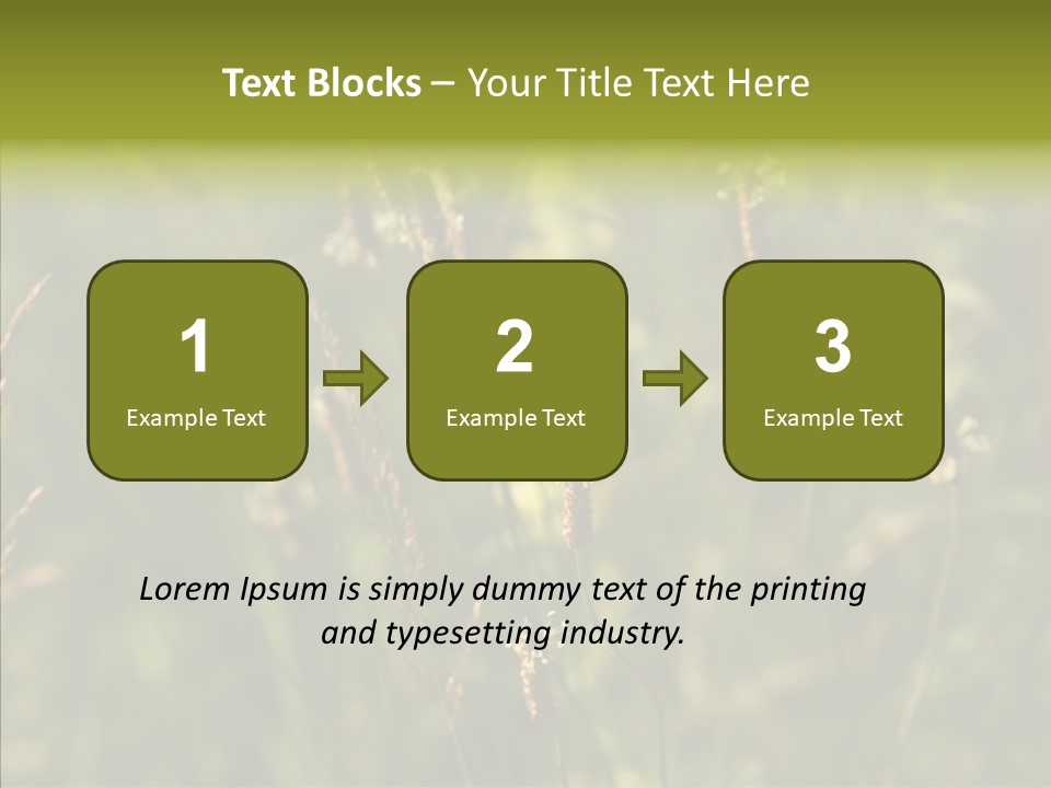 Sun Flower Under PowerPoint Template
