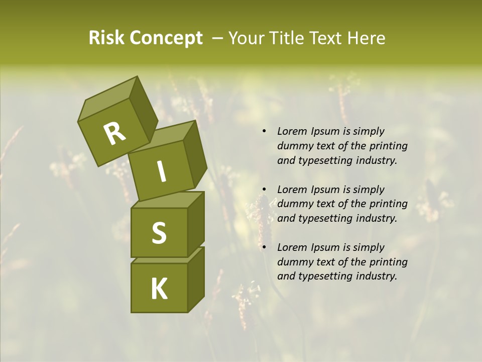 Sun Flower Under PowerPoint Template