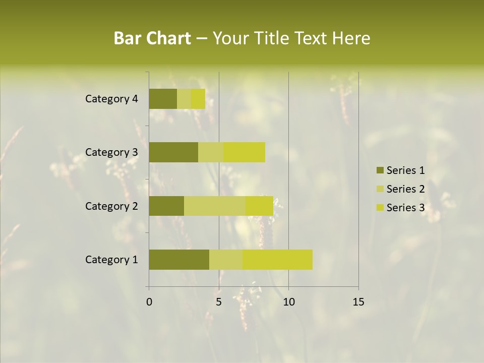 Sun Flower Under PowerPoint Template