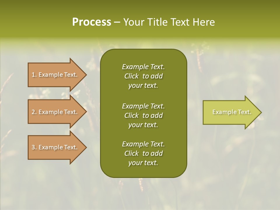 Sun Flower Under PowerPoint Template
