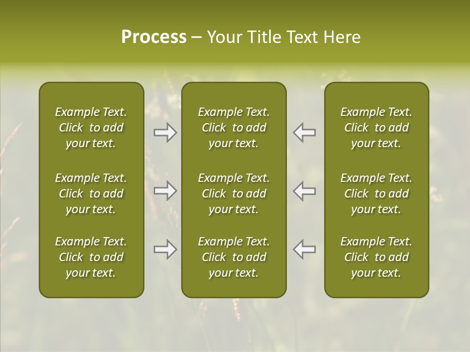 Sun Flower Under PowerPoint Template