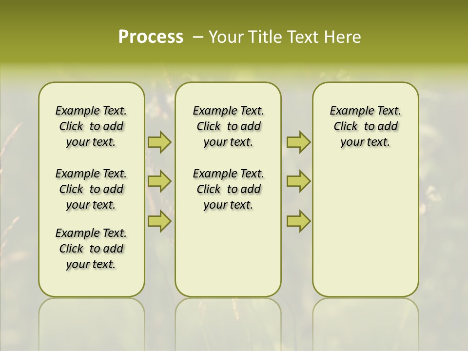 Sun Flower Under PowerPoint Template