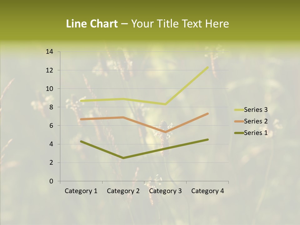Sun Flower Under PowerPoint Template