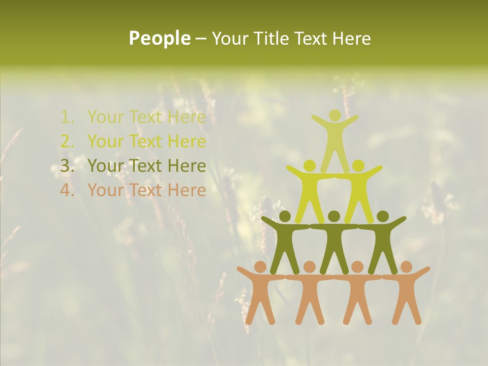 Sun Flower Under PowerPoint Template