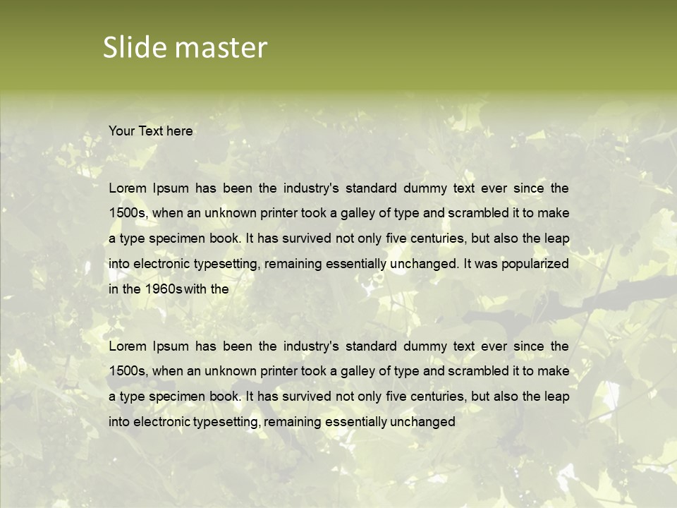 Fruit Amber Farmland PowerPoint Template