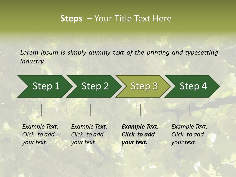 Fruit Amber Farmland PowerPoint Template