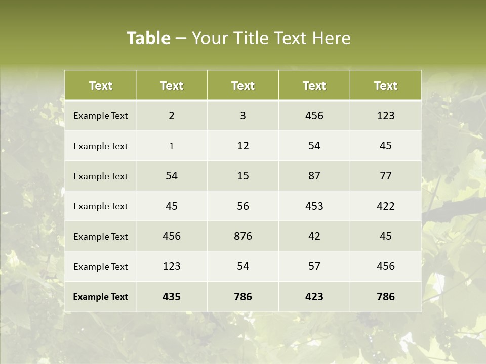 Fruit Amber Farmland PowerPoint Template