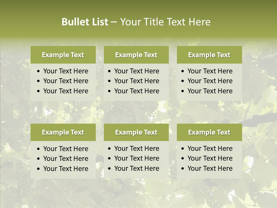 Fruit Amber Farmland PowerPoint Template